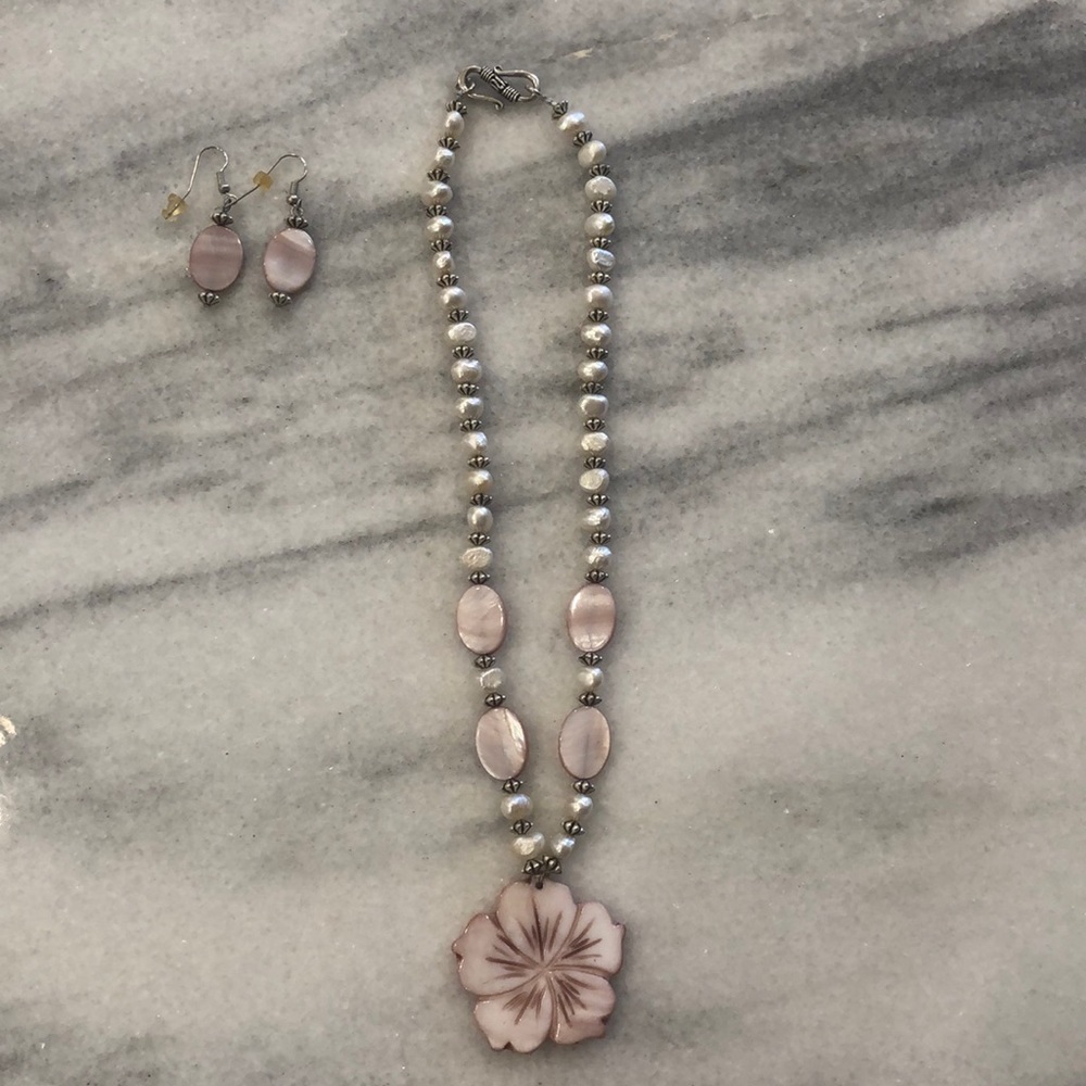 Matching Necklace and Earring Set